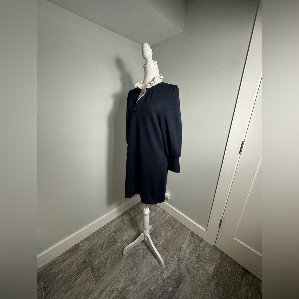 Tuckernuck Pomander Place Navy Charlotte Terry Minimalist Dress Size Small - Picture 7 of 17